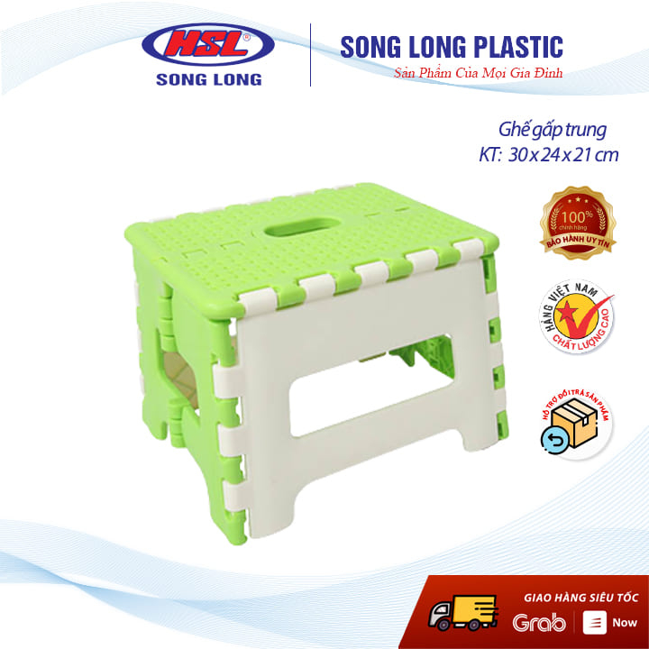 Ghế nhựa xếp gọn Song Long Plastic đẩu trung - 2578