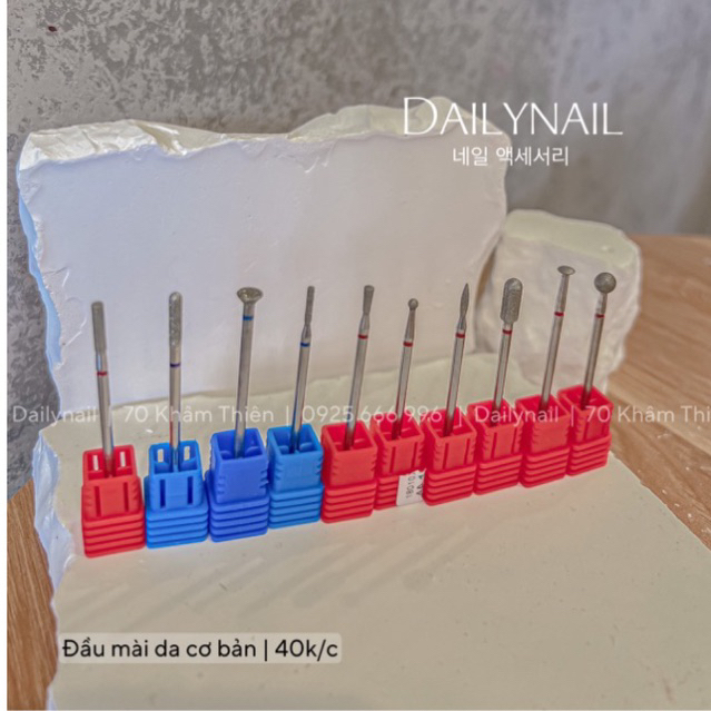 Đầu mài da hình nón xử lý da