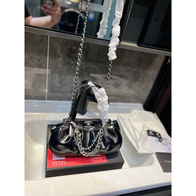 Túi xách nữ C.N da mịn quai túi vồng cao sang chảnh sz28cm fullbox