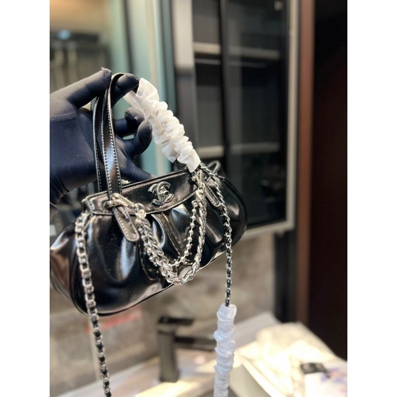 Túi xách nữ C.N da mịn quai túi vồng cao sang chảnh sz28cm fullbox