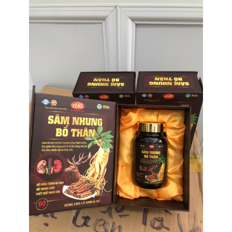 SÂM NHUNG BỔ THẬN 60 viên Cho Nam Nữ
