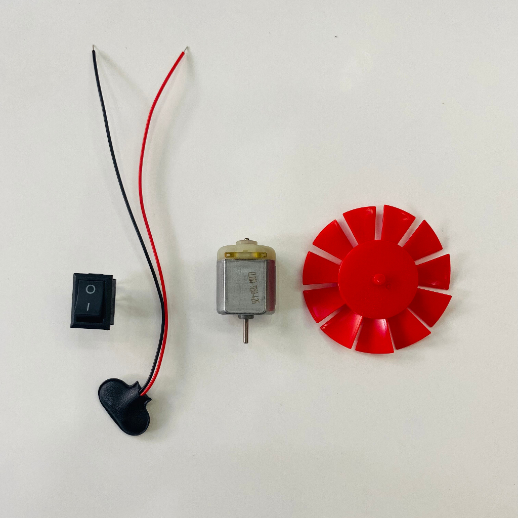 Bộ lắp ghép máy hút bụi mini motor 260 9V rất khoẻ - học tập phương pháp steam - LK0538