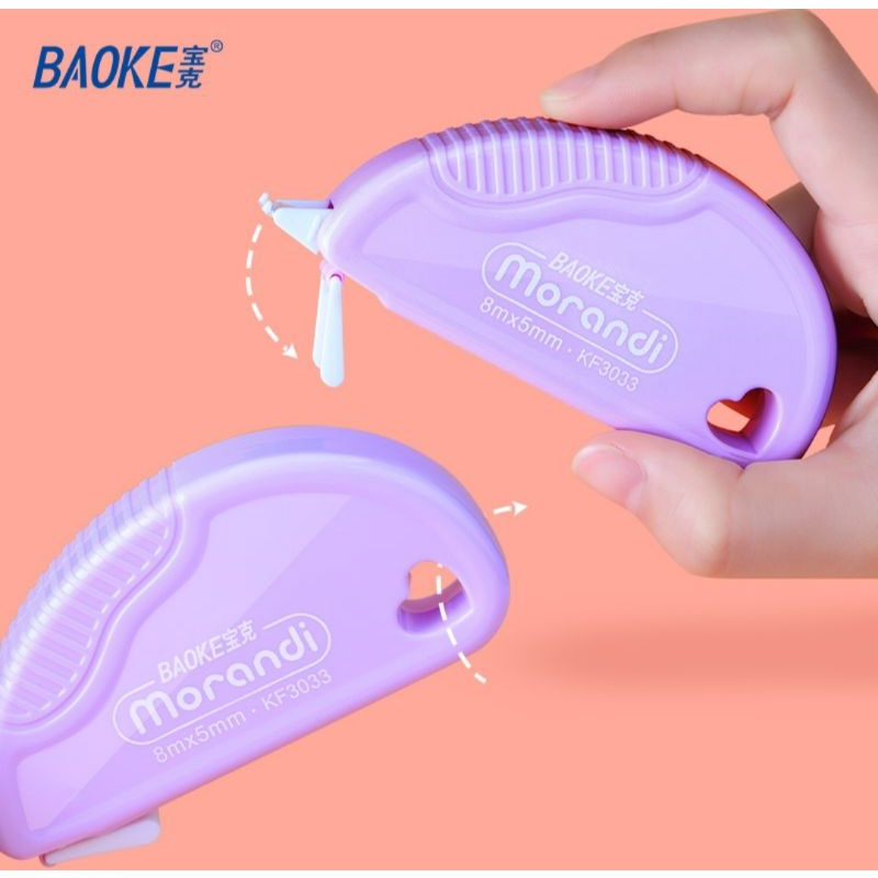 COMBO 5 Bút xóa kéo Morandi Baoke KF3033