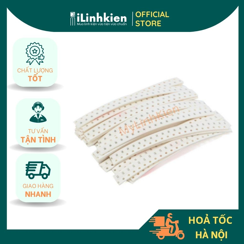 Tụ dán 0805 152-1.5nF 1500pF 50V chất lượng cao túi 10 con.
