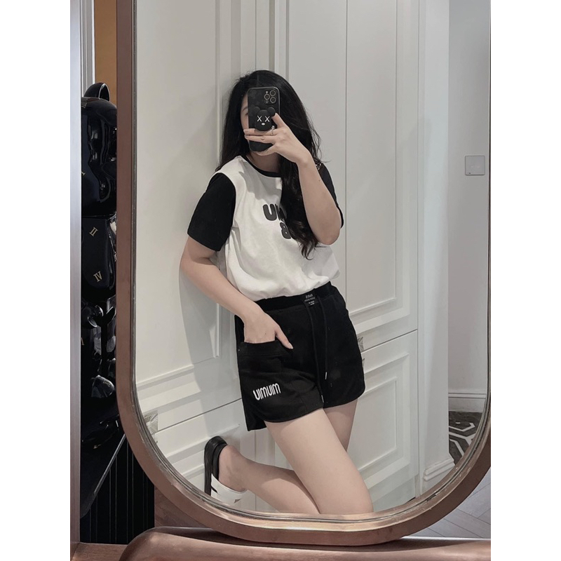 BỘ ĐÙI PHỐI TRẮNG MIUMIU