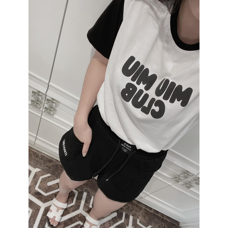 BỘ ĐÙI PHỐI TRẮNG MIUMIU