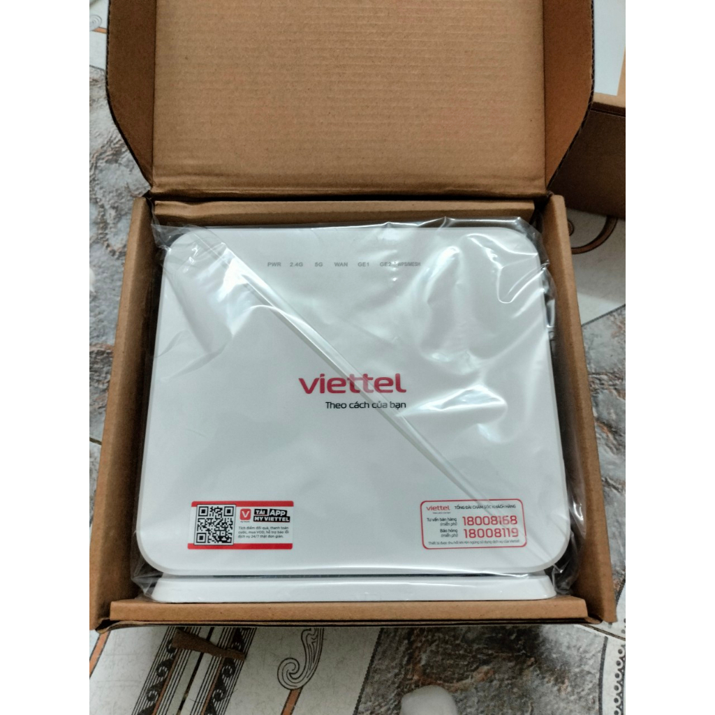 Home Wifi Mesh Viettel Huawei WA8021v5 W520CE - DASAN chính hãng Hai Băng tần 2.4Ghz và 5Ghz