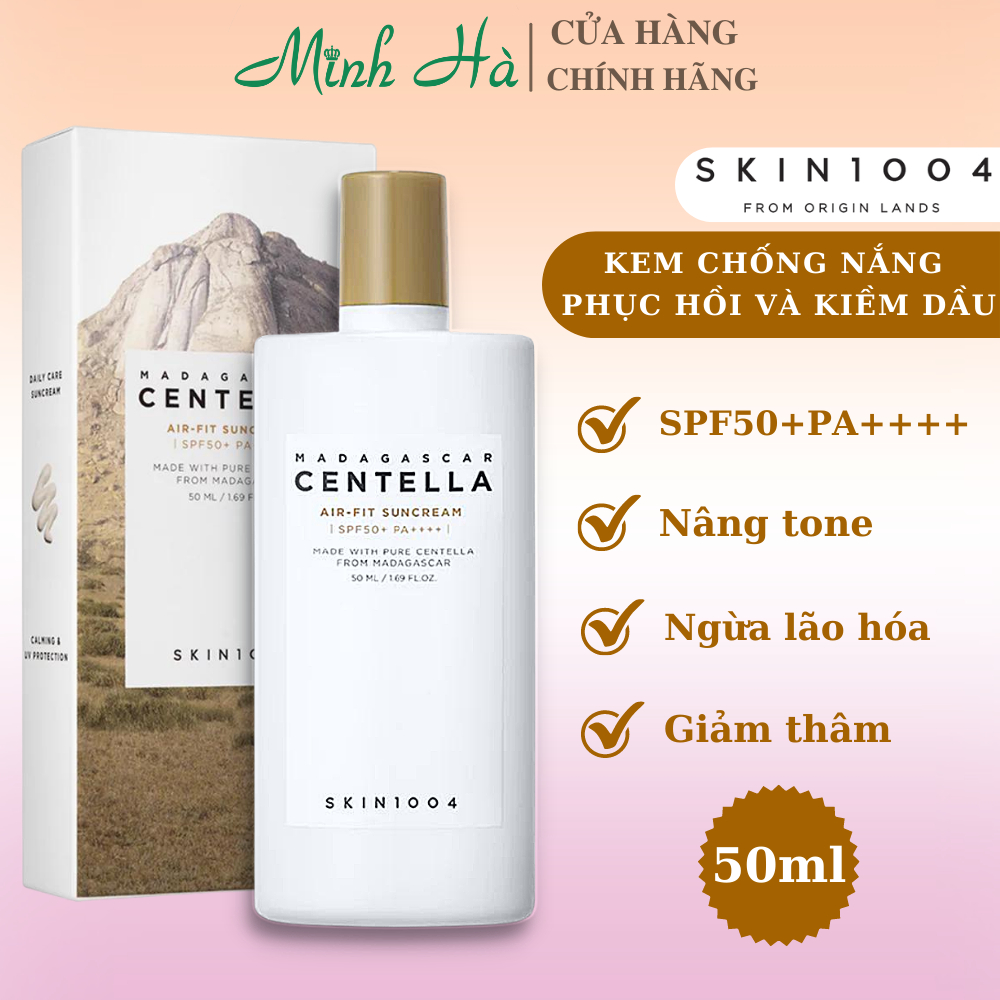 Kem chống nắng centella skin 1004 cho da dầu và da nhậy cảm 50ml (spa)