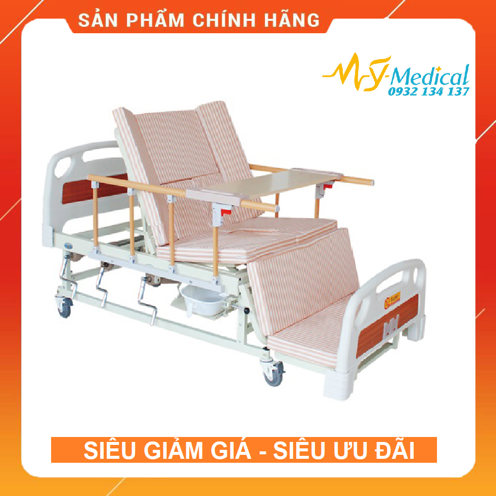 GIƯỜNG BỆNH NHÂN 12 CHỨC NĂNG 4 TAY QUAY MODEL: E05
