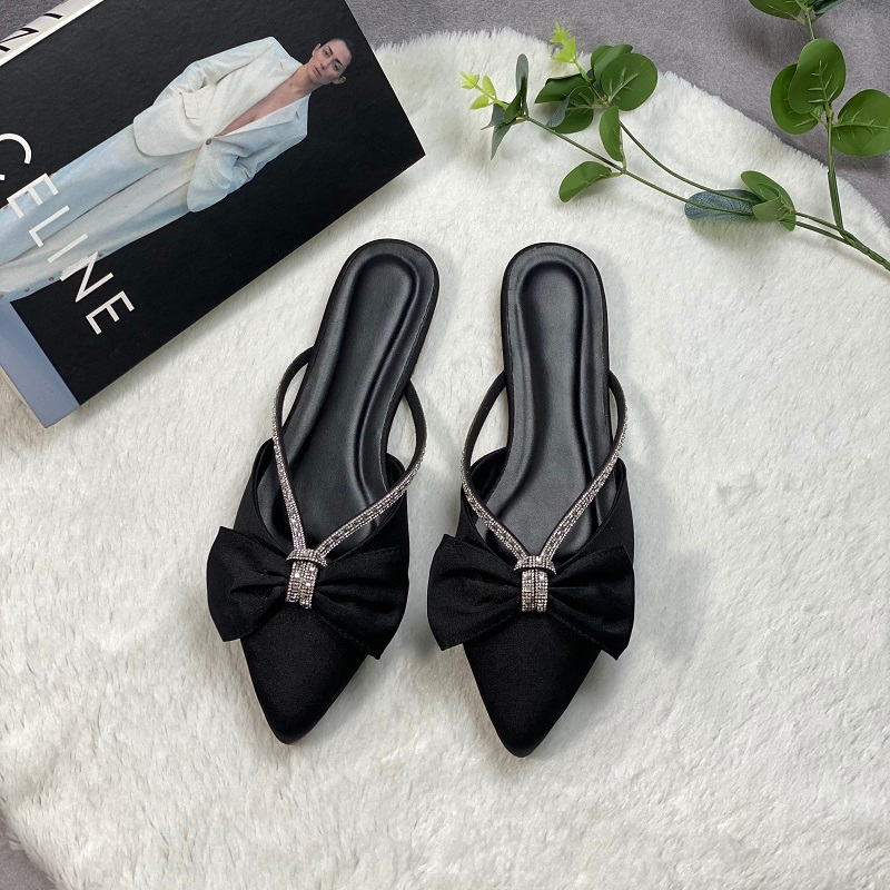 Giày sục sơ nữ big size quai phối xoàn thời trang cao cấp size 40 41 42 43 44