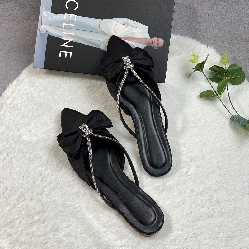 Giày sục sơ nữ big size quai phối xoàn thời trang cao cấp size 40 41 42 43 44