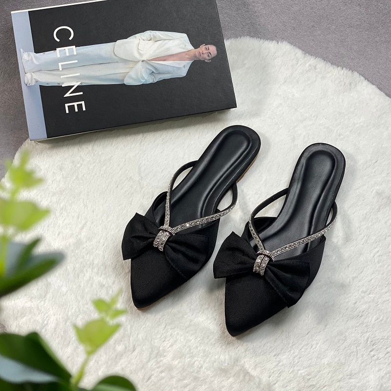 Giày sục sơ nữ big size quai phối xoàn thời trang cao cấp size 40 41 42 43 44