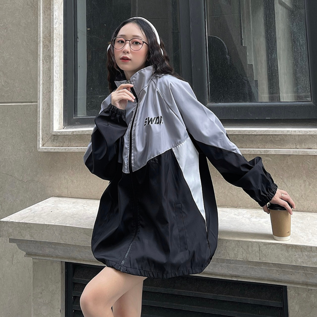 Áo Khoác Dù TENI Dài Tay Form Rộng Unisex Hai Lớp Phong Cách Ulzzang - Tuni Store