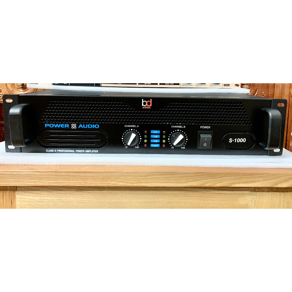 Đẩy 2 Kênh BD S600 16 Sò,S800 24 Sò,S1000 32 Sò 1000W-1300W-1600W Nguồn Xuyến - Chuyên Karaoke Gia Đình Chất Lượng