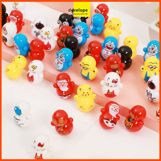 Combo 10 Lật đật squid game mini, đồ chơi lật đật mini doraemon cho bé cute dễ thương