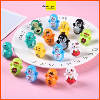 Combo 10 Lật đật squid game mini, đồ chơi lật đật mini doraemon cho bé cute dễ thương