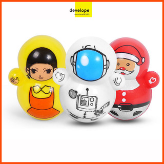 Combo 10 Lật đật squid game mini, đồ chơi lật đật mini doraemon cho bé cute dễ thương