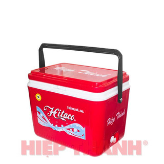 Thùng đá nhựa 24l Hitaco xách tay tiện lợi