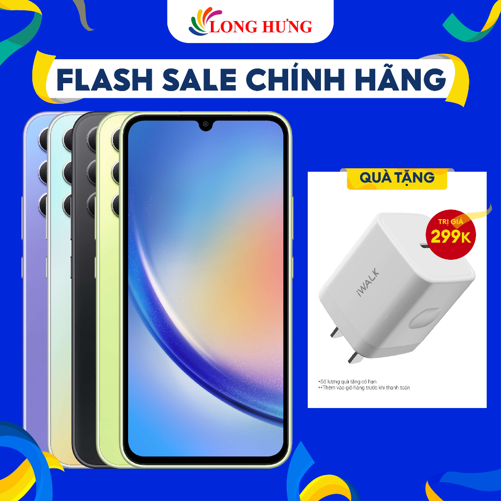 Điện thoại Samsung Galaxy A34 5G (8GB/128GB) - Hàng chính hãng