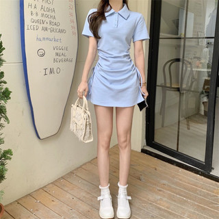 ĐẦM POLO RÚT EO