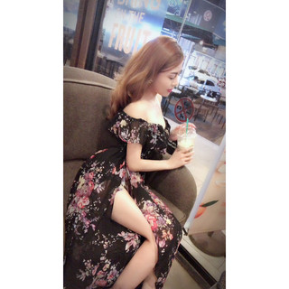 Đầm maxi trễ vai cao cấp