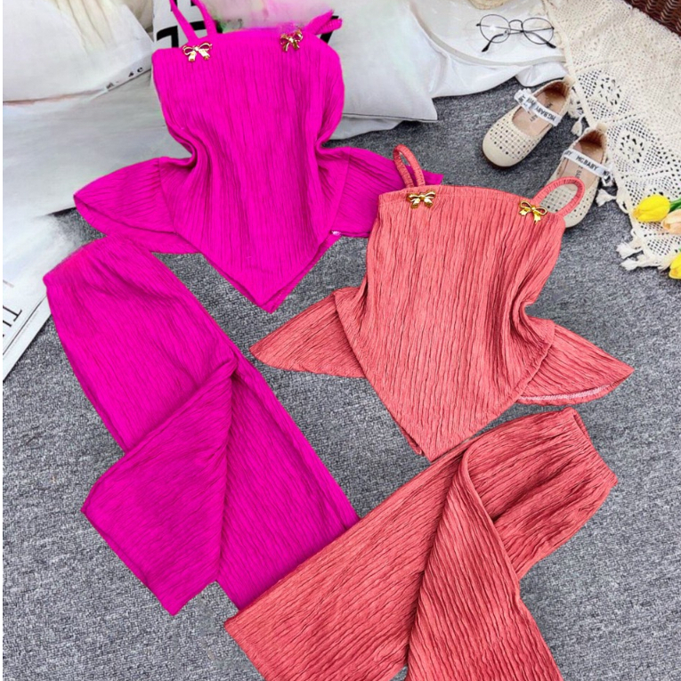 (M304) Sét 2 dây xòe nhọn tà thun nhật quần lửng 8-16kg