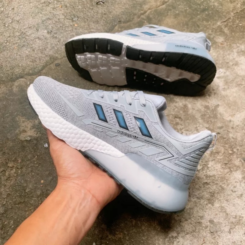 Giày thể thao giày chạy bộ dass A153 ghi siêu nhẹ thoáng khí kiểu dáng năng động trẻ trung size 40-44