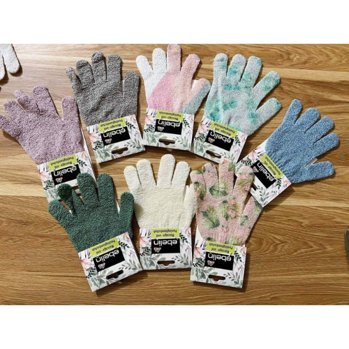 Găng tay tắm massage Ebelin giúp tẩy tế bào da chết