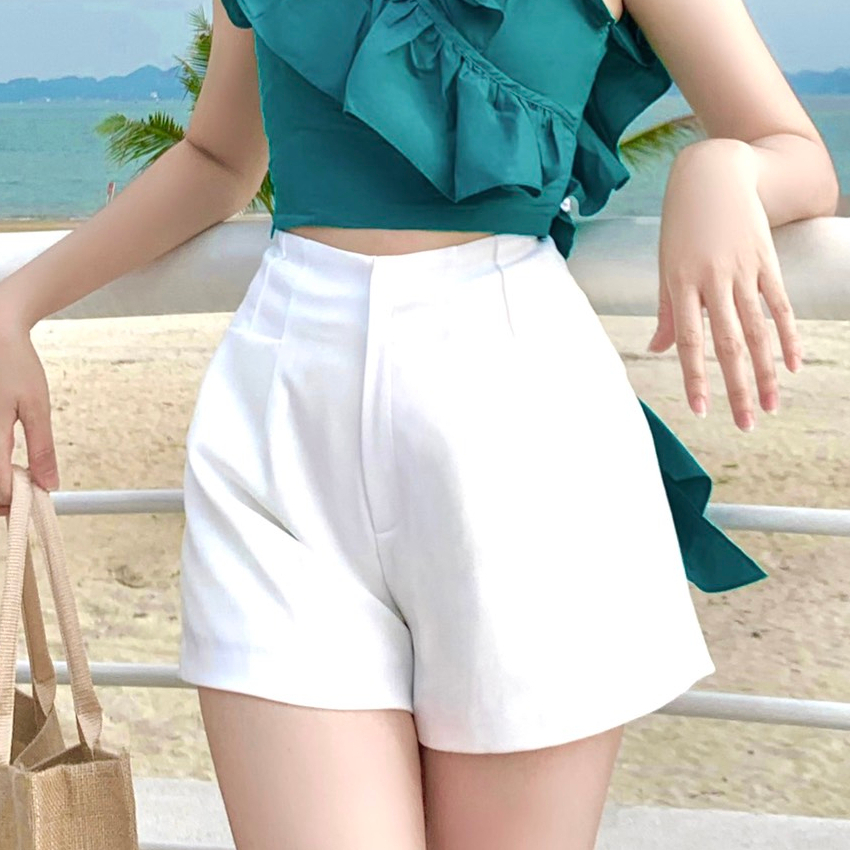 Quần short nữ túi ngang trước HeraDG thiết kế khóa moi, dễ dàng phối đồi SQSBB2007