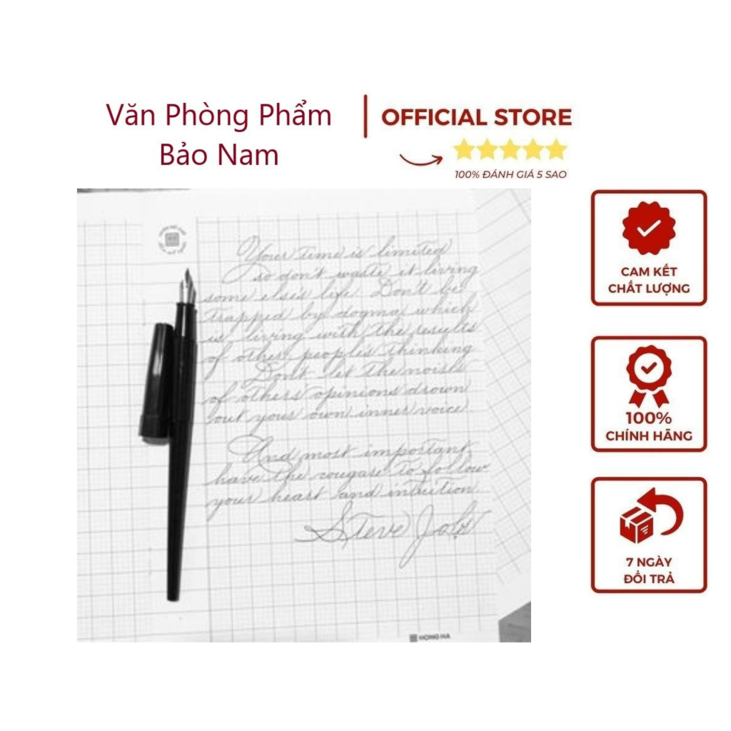 Bút máy Pilot Deskpen DPP-70, (ngòi trắng nét rất mảnh, mượt). Bút phù hợp viết kiểu chữ Business Cursive.