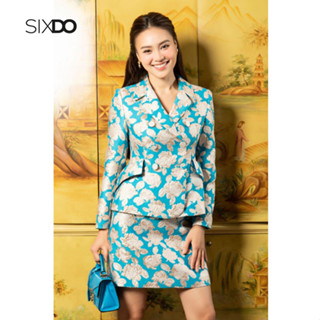 Áo vest gấm họa tiết sang trọng thời trang SIXDO