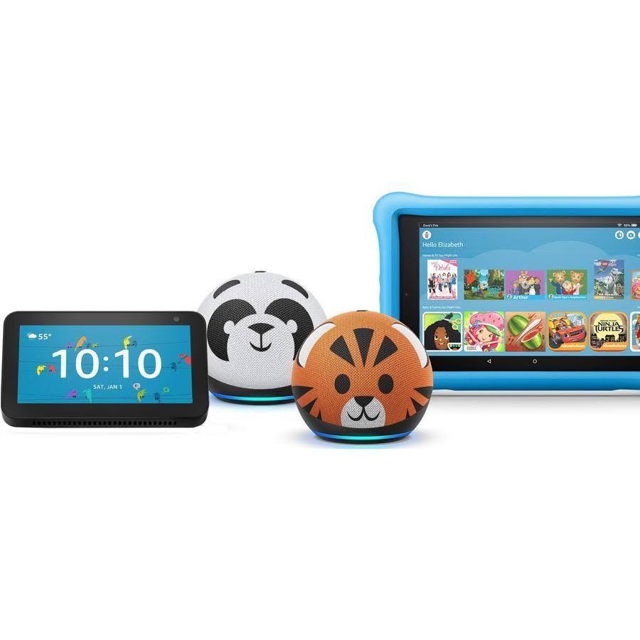 Loa Amazon Kids Edition Echo Dot thế hệ thứ 4 trong Tiger (Mỹ)