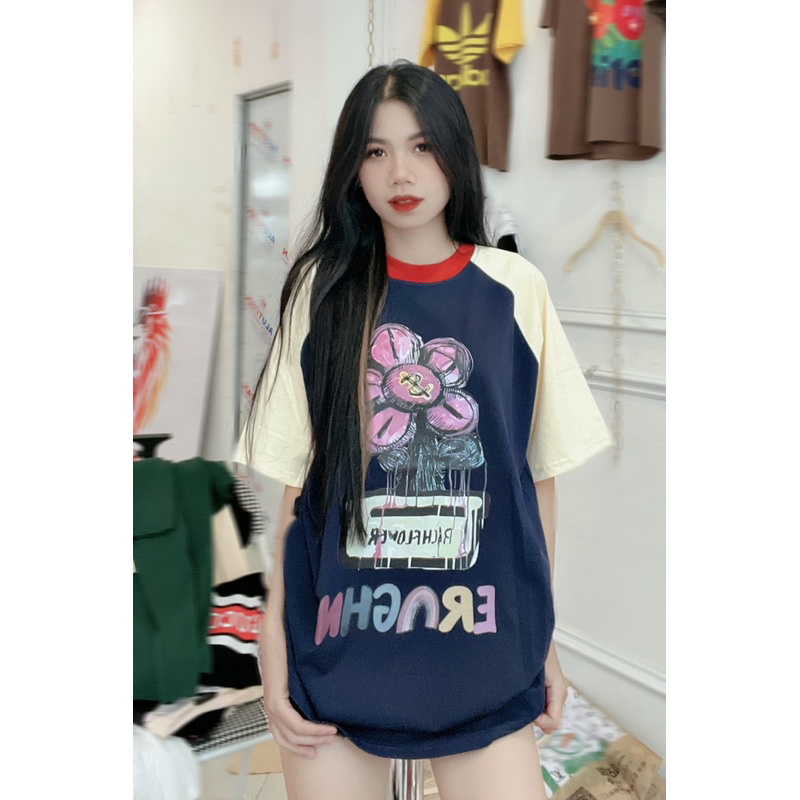 Áo Thun Siêu Cấp Pha Màu In 2 Mặt Chất Cotton Không Xù