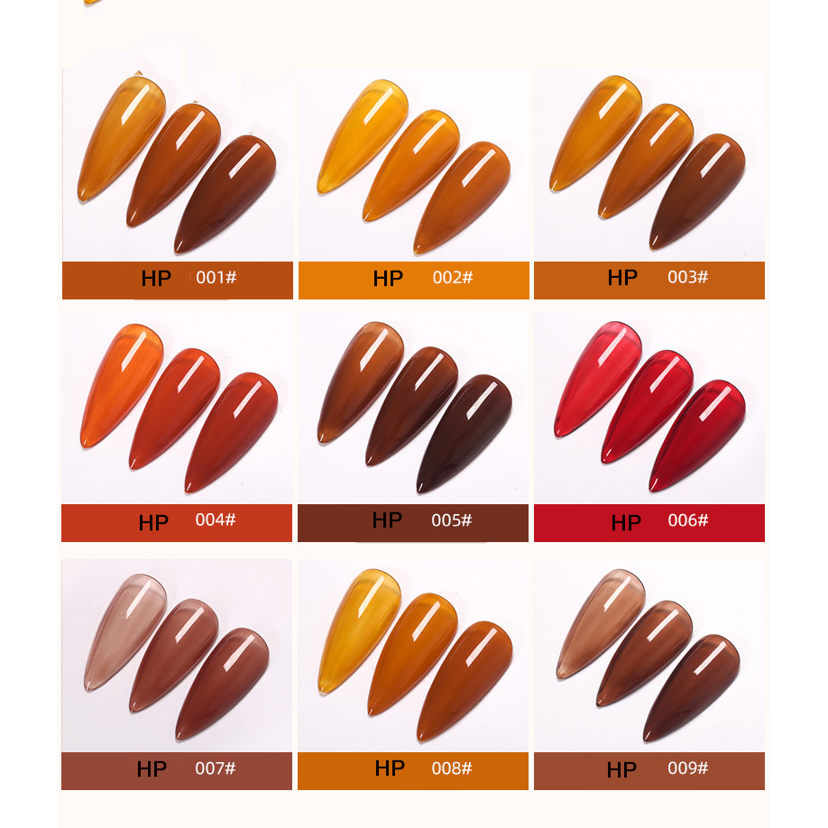 Sơn móng tay, Angels uv gel, chuỗi màu hổ phách