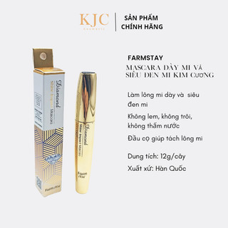 Mascara siêu dày mi kim cương - FARMSTAY DIAMOND SHINE IMPACT MASCARA