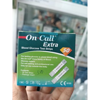 Que thử tiểu đường Oncall Extra hộp 50que