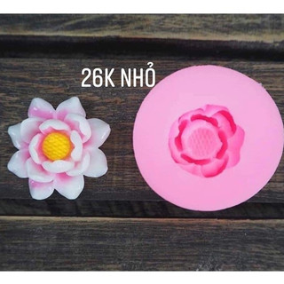 Khuôn silicon 4d làm rau câu làm bánh mẫu Hoa Sen MS704