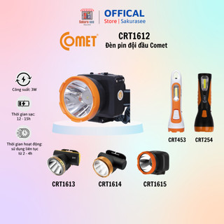 Đèn pin/đèn đội đầu comet crt1612/crt1613/crt1614/crt1615/crt254 - hàng chính hãng