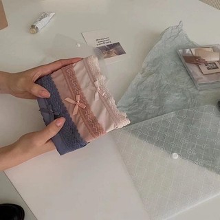 set 3 quần lót ví chất liệu su lụa mềm mát co giãn