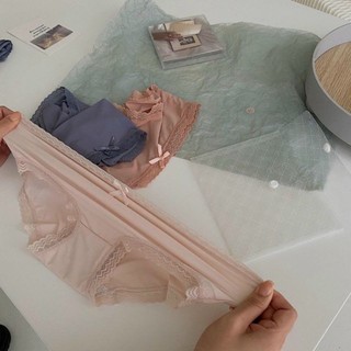 set 3 quần lót ví chất liệu su lụa mềm mát co giãn