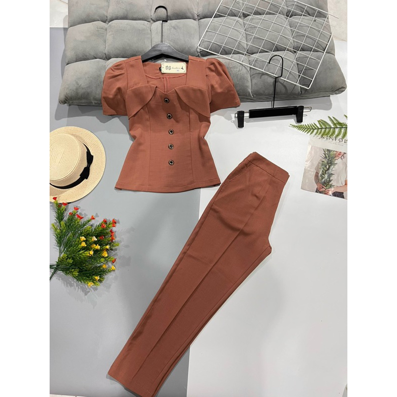 Đồ bộ carolang co giãn nhẹ hàng thiết kế cao cấp mẫu mới về