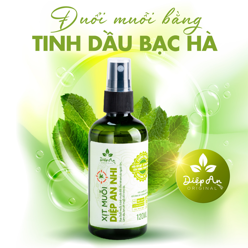 Xịt Muỗi Cho Bé Diệp An Nhi 120ml Phòng Chống Xua Đuổi Côn Trùng An Toàn Lành Tính Cho Cả Mẹ Và Bé - DK Pharma