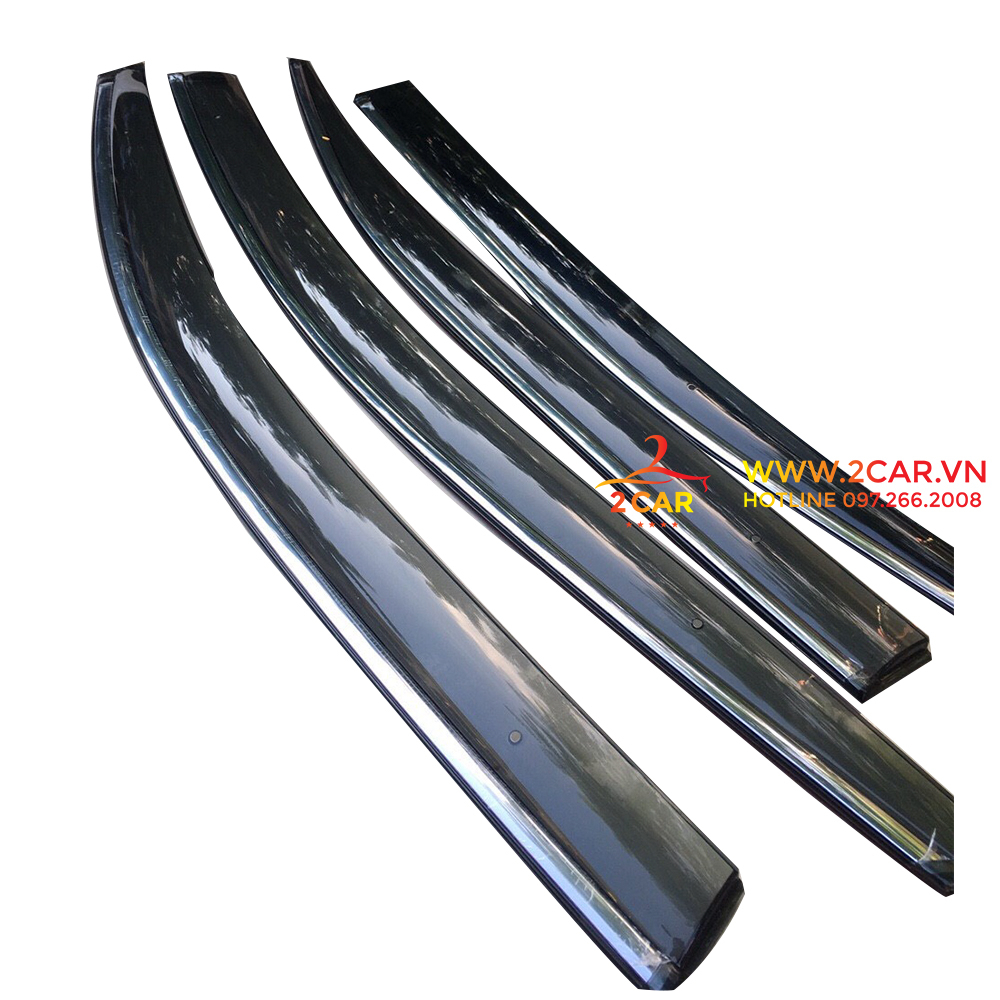 Vè che mưa xe Toyota Vios 2014 - 2017 chỉ mạ crom cao cấp, vừa khít 4 cánh cửa