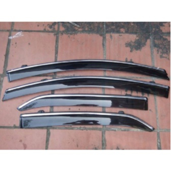 Vè che mưa xe Toyota Vios 2014 - 2017 chỉ mạ crom cao cấp, vừa khít 4 cánh cửa