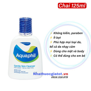 Sữa rửa mặt aquaphil dhg chai 125ml