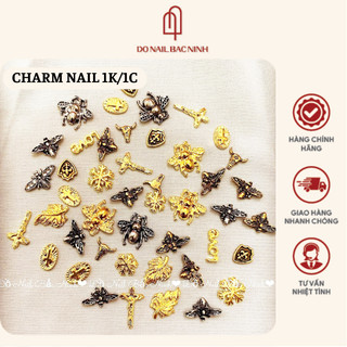 Set 10 charm nail kim loại trang trí móng siêu xinh (không trùng mẫu)