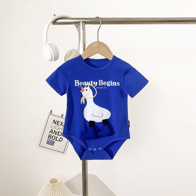 Set áo gia đình Hokiha Kid hình con vịt chất cotton mềm mại, thoáng mát, thấm hút mồ hôi tốt TE338