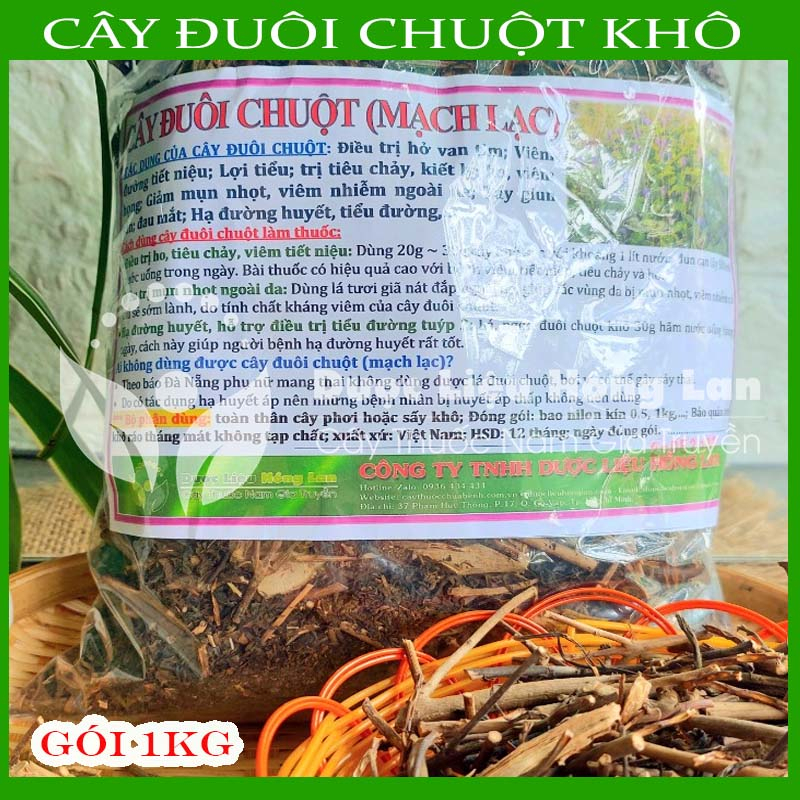 CÂY ĐUÔI CHUỘ.T khô sạch đóng gói 1kg - congtyduoclieuhonglan