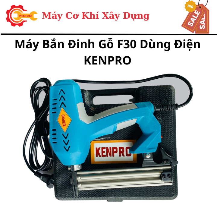 Máy bắn đinh thẳng F30 dùng điện-Súng bắn đinh gim F30 dùng điện