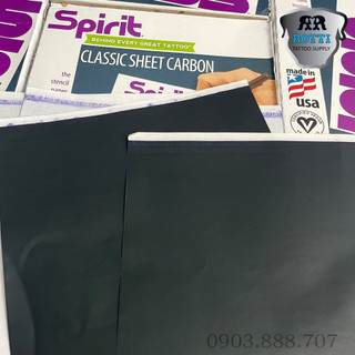 Giấy scan tay 1 lớp USA cao cấp,  giấy scan Classic Sheet Carbon Spirit Usa